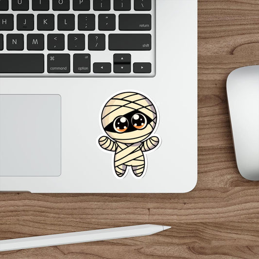 Halloween Mummy Waterproof Sticker – Spooky Season Decor for Laptops, Trick - or - Treat Bags & More - mezetto KEOLIX KEOLIX
