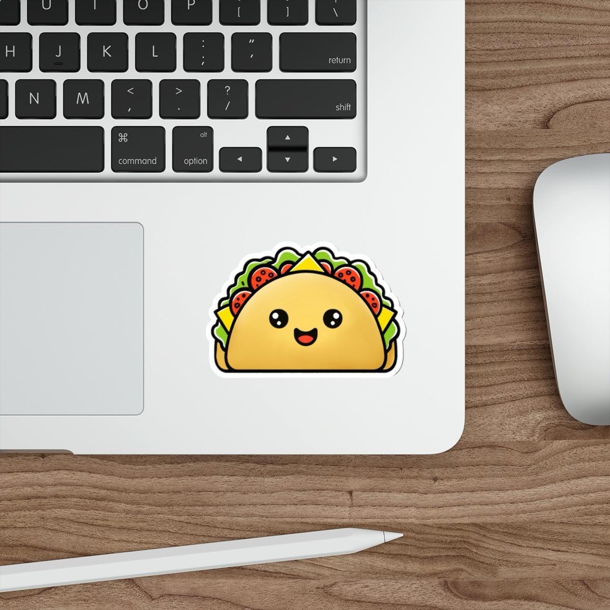 Handmade Taco Sticker – Cute Mexican Food Vinyl Art - mezetto KEOLIX KEOLIX