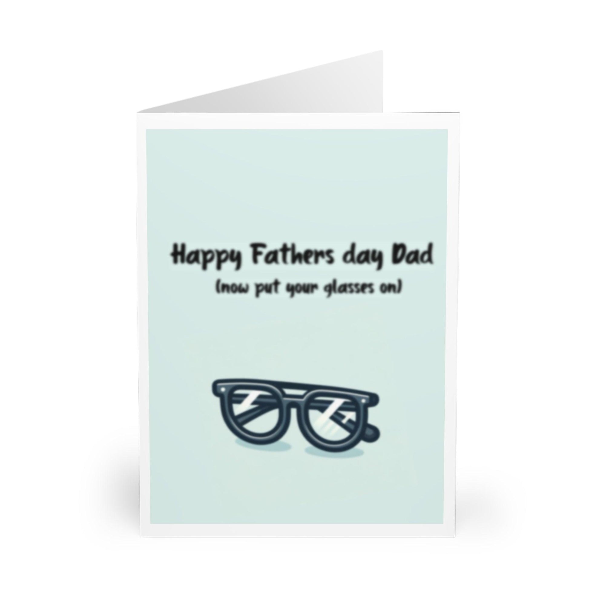 Happy Father's Day (Now Put Your Glasses On) Card - mezetto KEOLIX KEOLIX