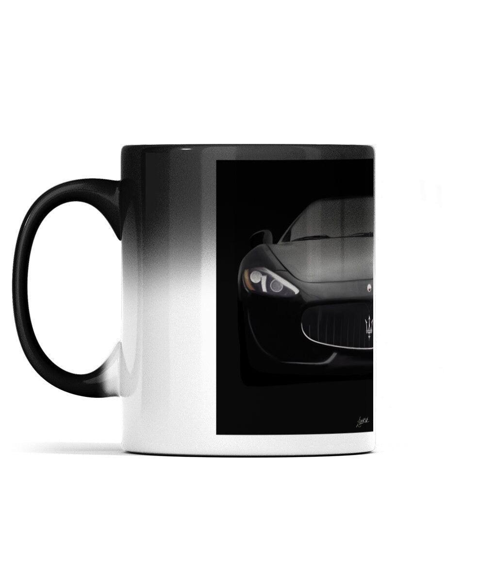 Heat changing Maserati Art Mug – Luxury Ceramic for Car Lovers - mezetto KEOLIX KEOLIX