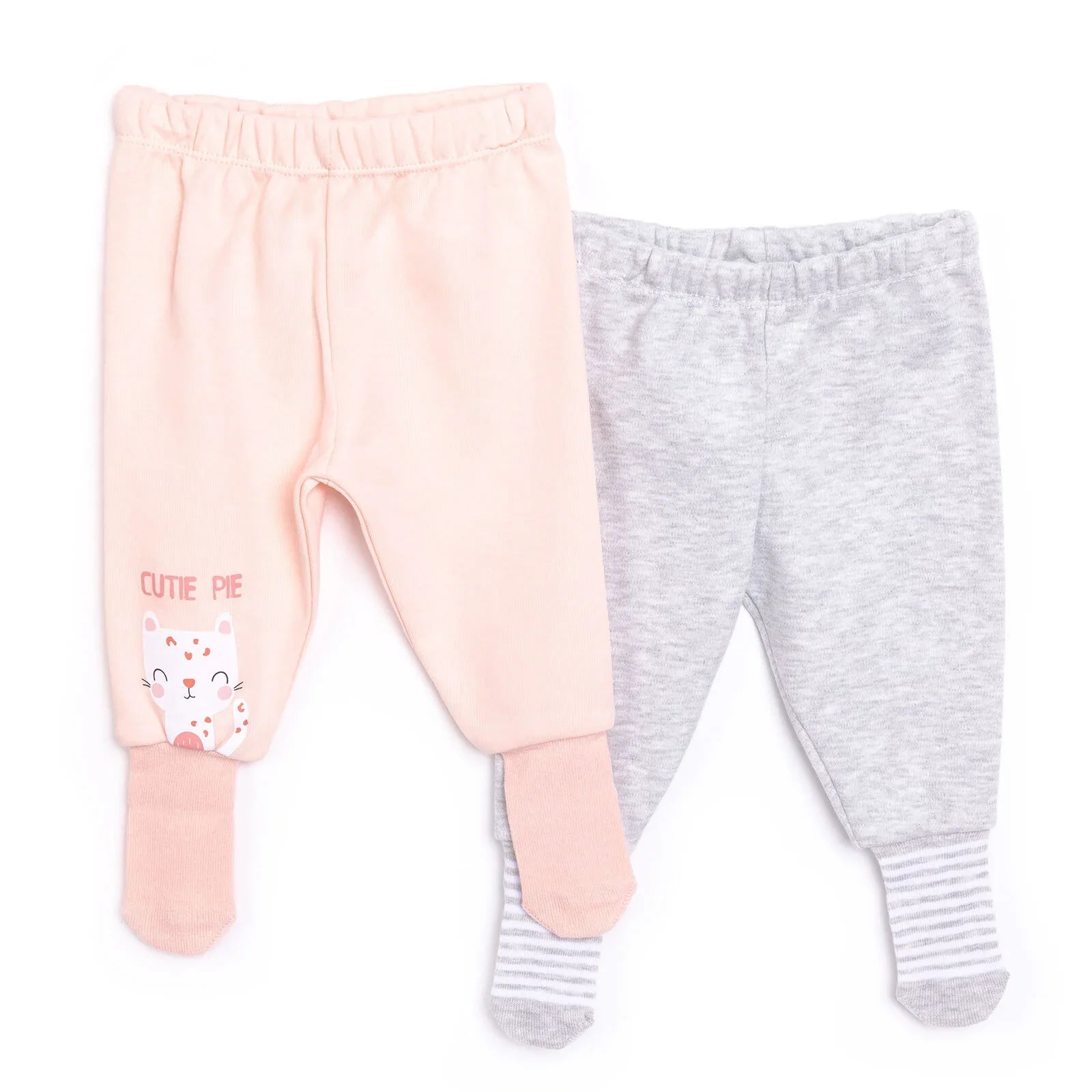 HelloBaby 2 - Pack Joggers with socks - Pink - mezetto