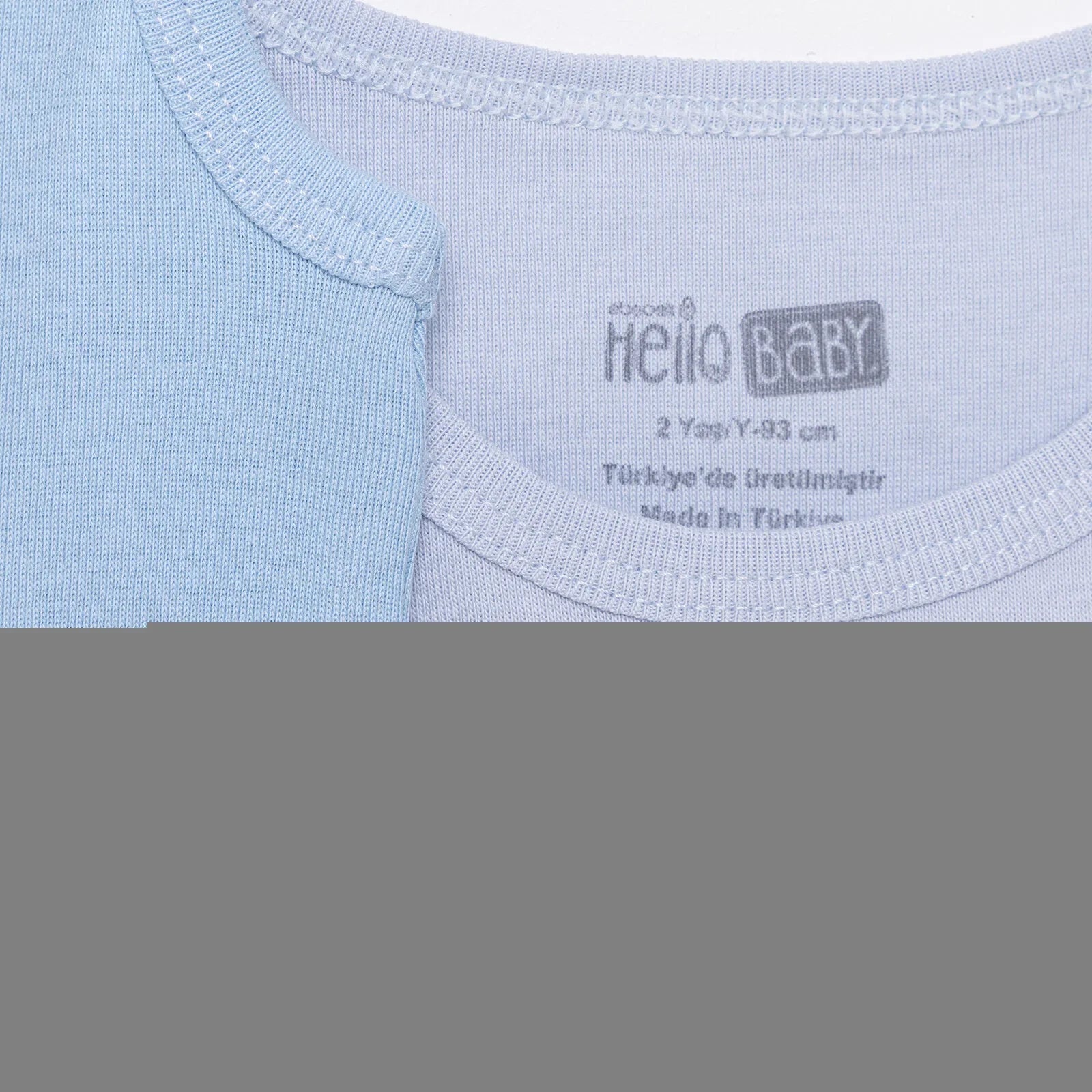 HelloBaby 2 Pcs Athlete - Light Blue - mezetto
