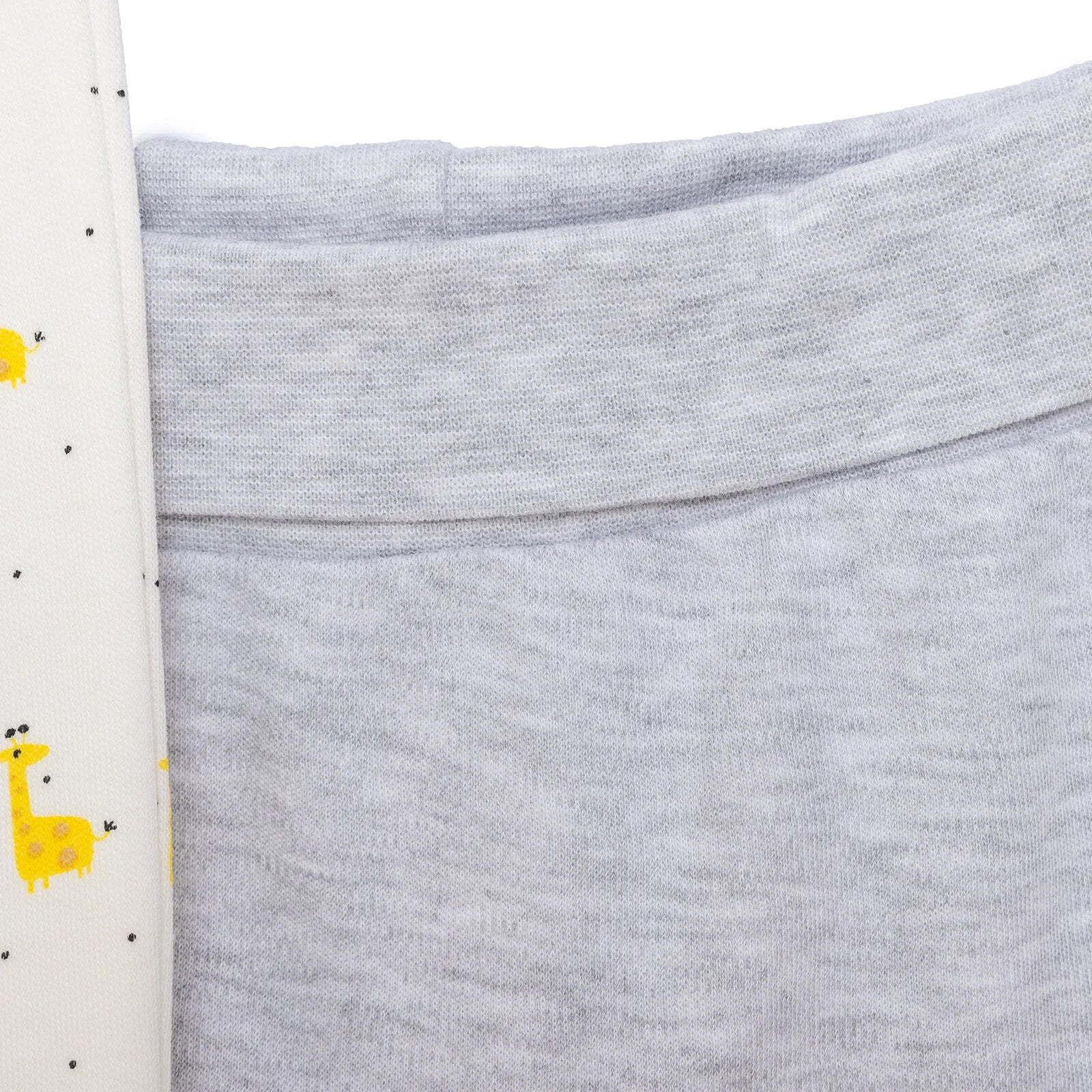 HelloBaby 2 Piece Footed Bottom - Ecru - mezetto