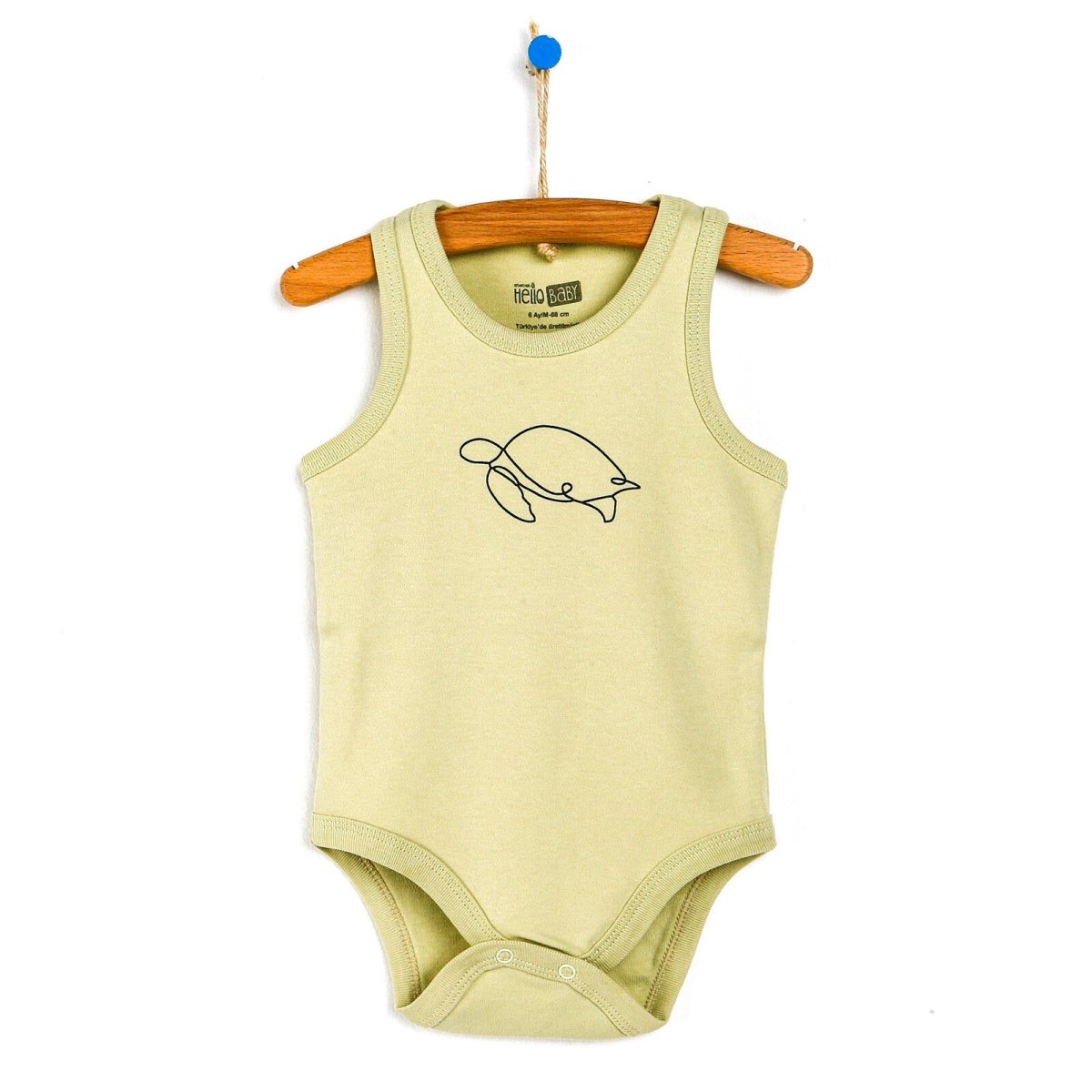 HelloBaby Athlete Bodysuit - Khaki - mezetto
