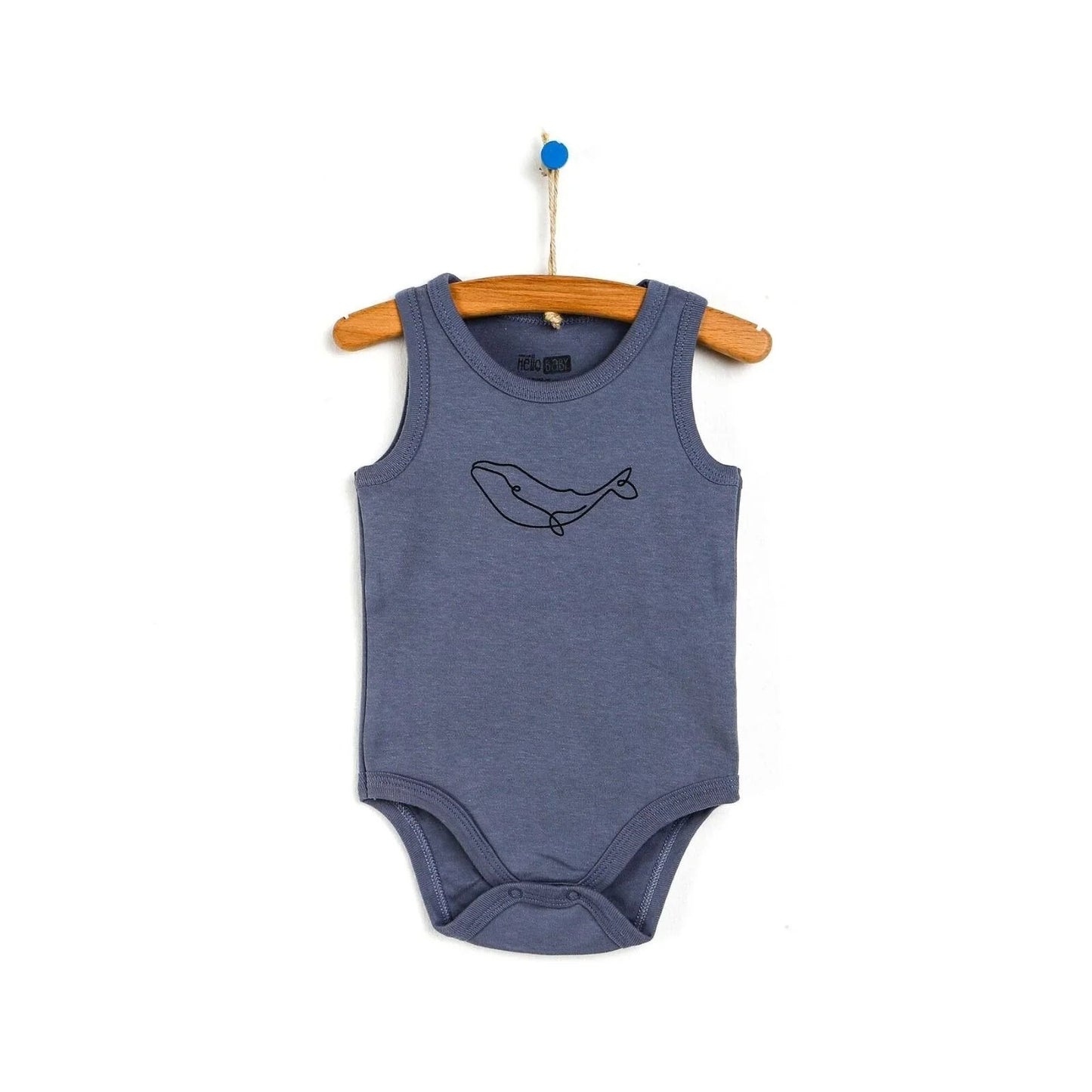 HelloBaby Athlete Bodysuit - Purple - mezetto