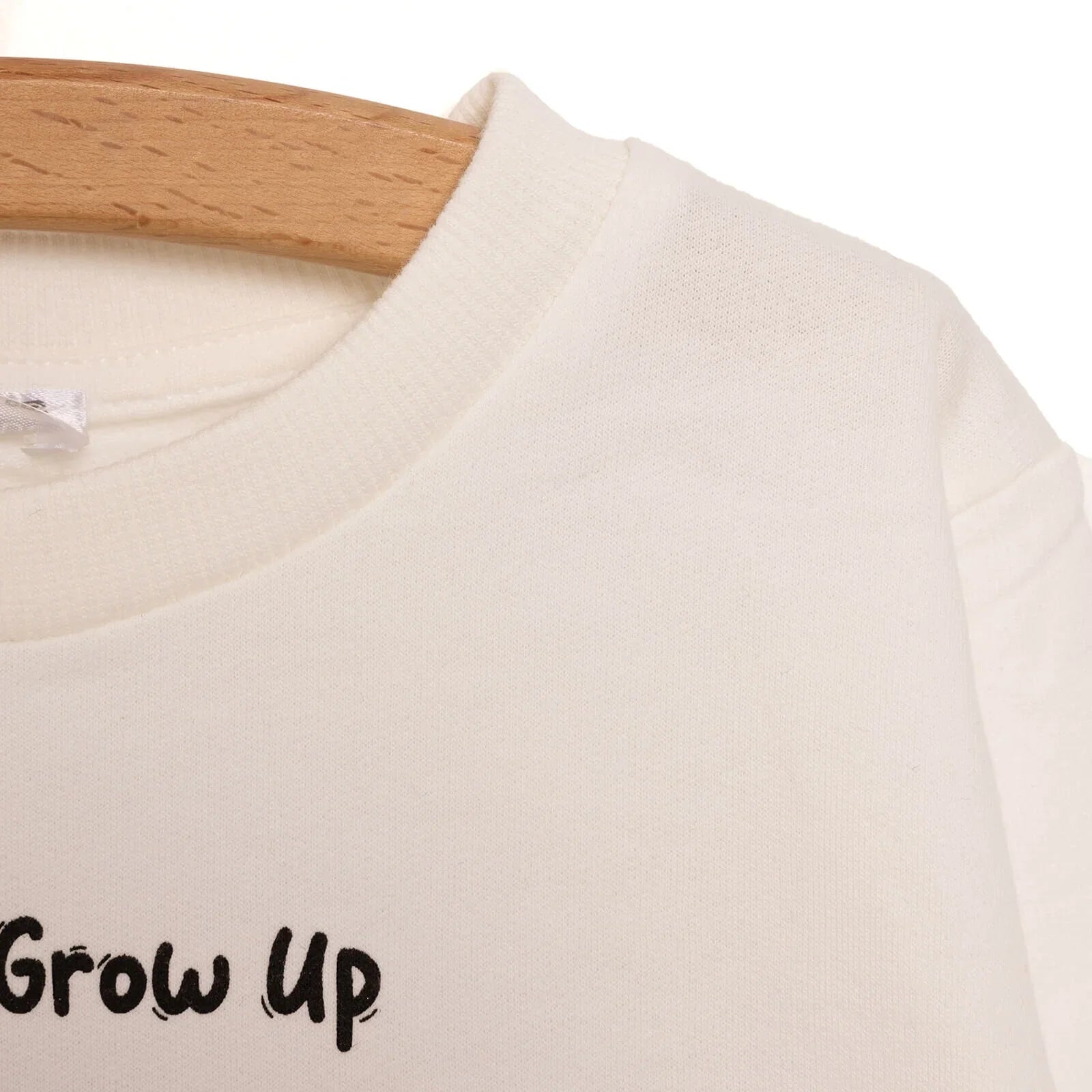 HelloBaby Baby Boy Basic Giraffe Printed Sweatshirt - Ecru - mezetto