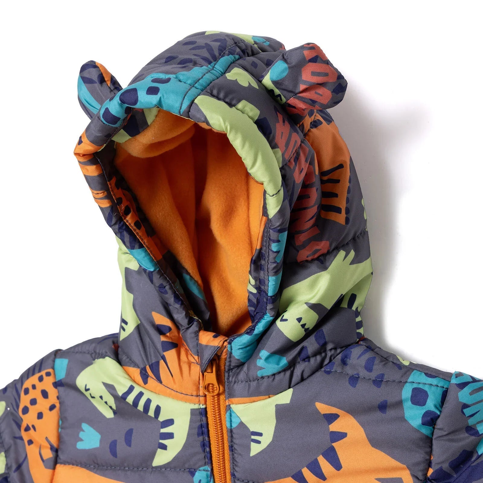 HelloBaby Baby Boy Dinosaur Printed Coat - Printed - mezetto