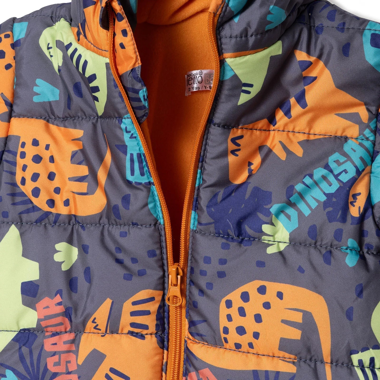 HelloBaby Baby Boy Dinosaur Printed Coat - Printed - mezetto