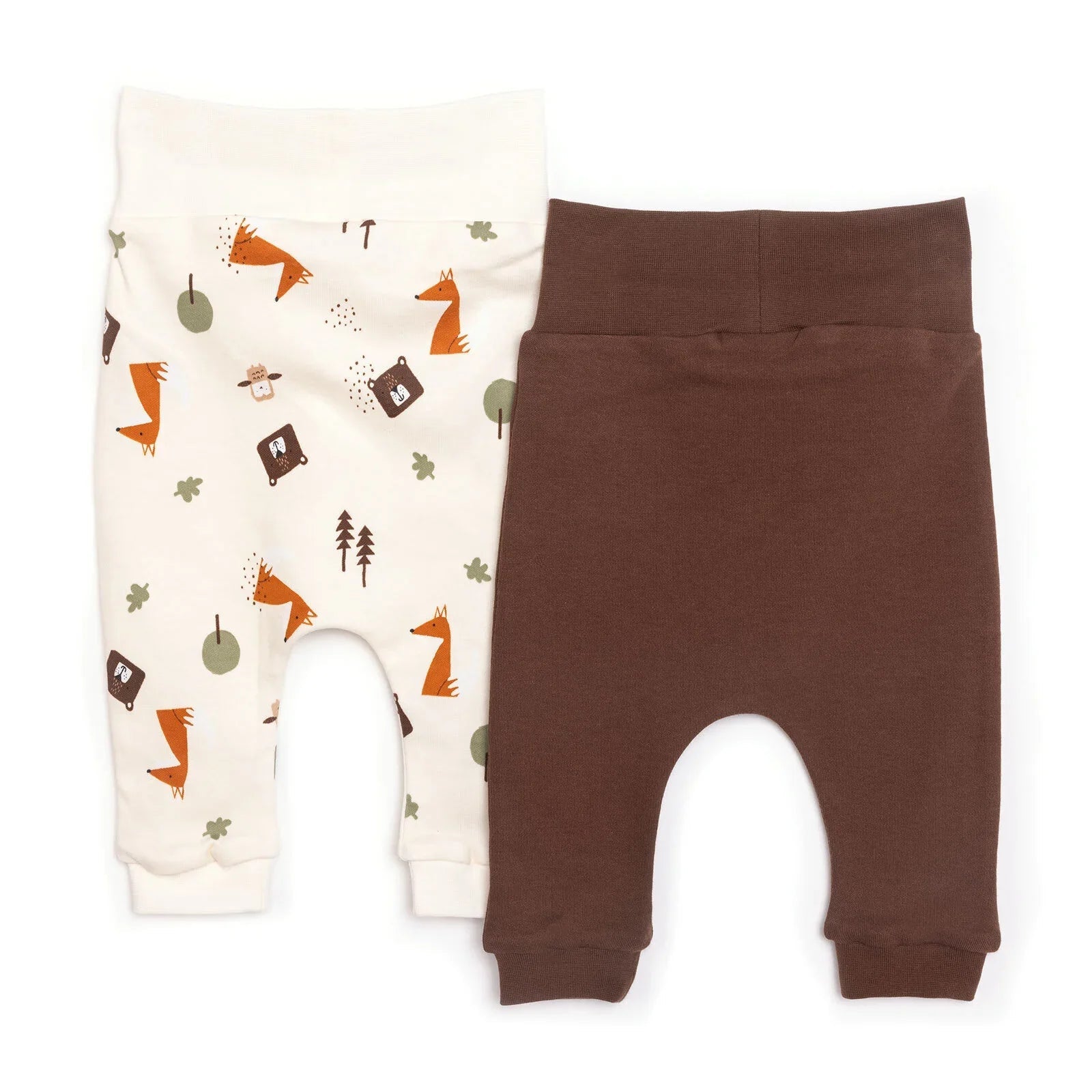 HelloBaby Baby Boy Footless Bottom 2 Pcs - Beige - mezetto