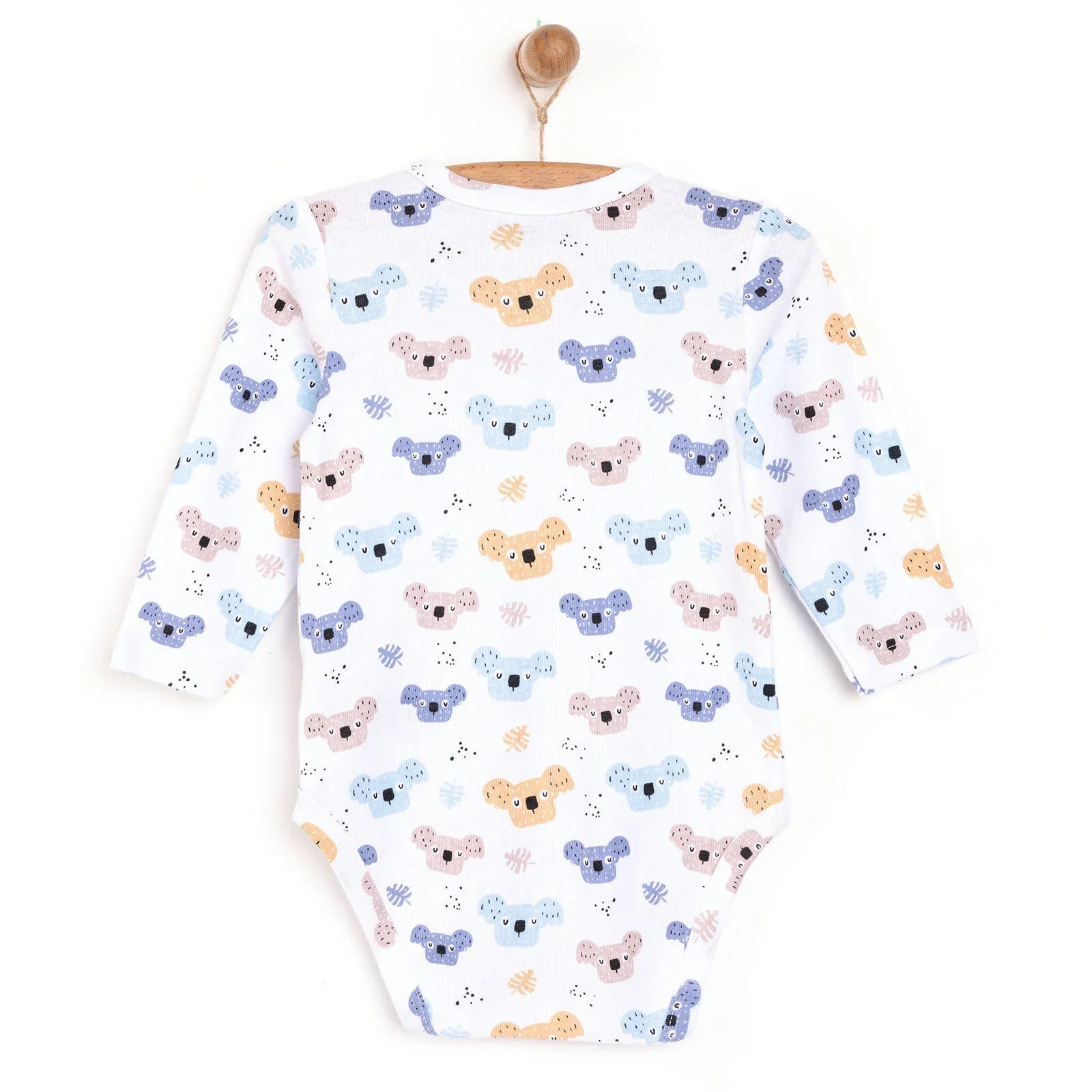 HelloBaby Baby Boy Long Sleeve Body - Blue - mezetto