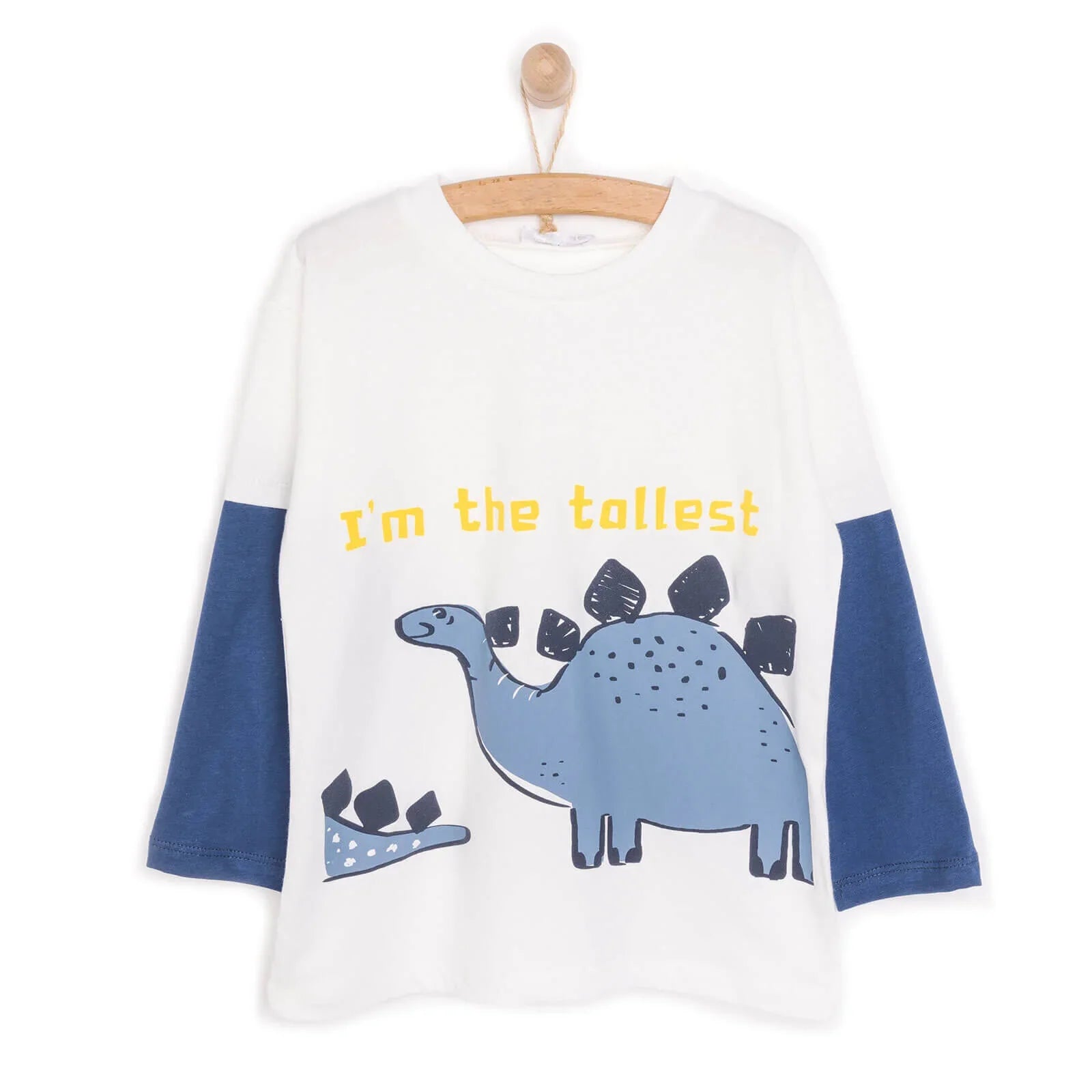HelloBaby Baby Boy Long Sleeve Body - Ecru - mezetto