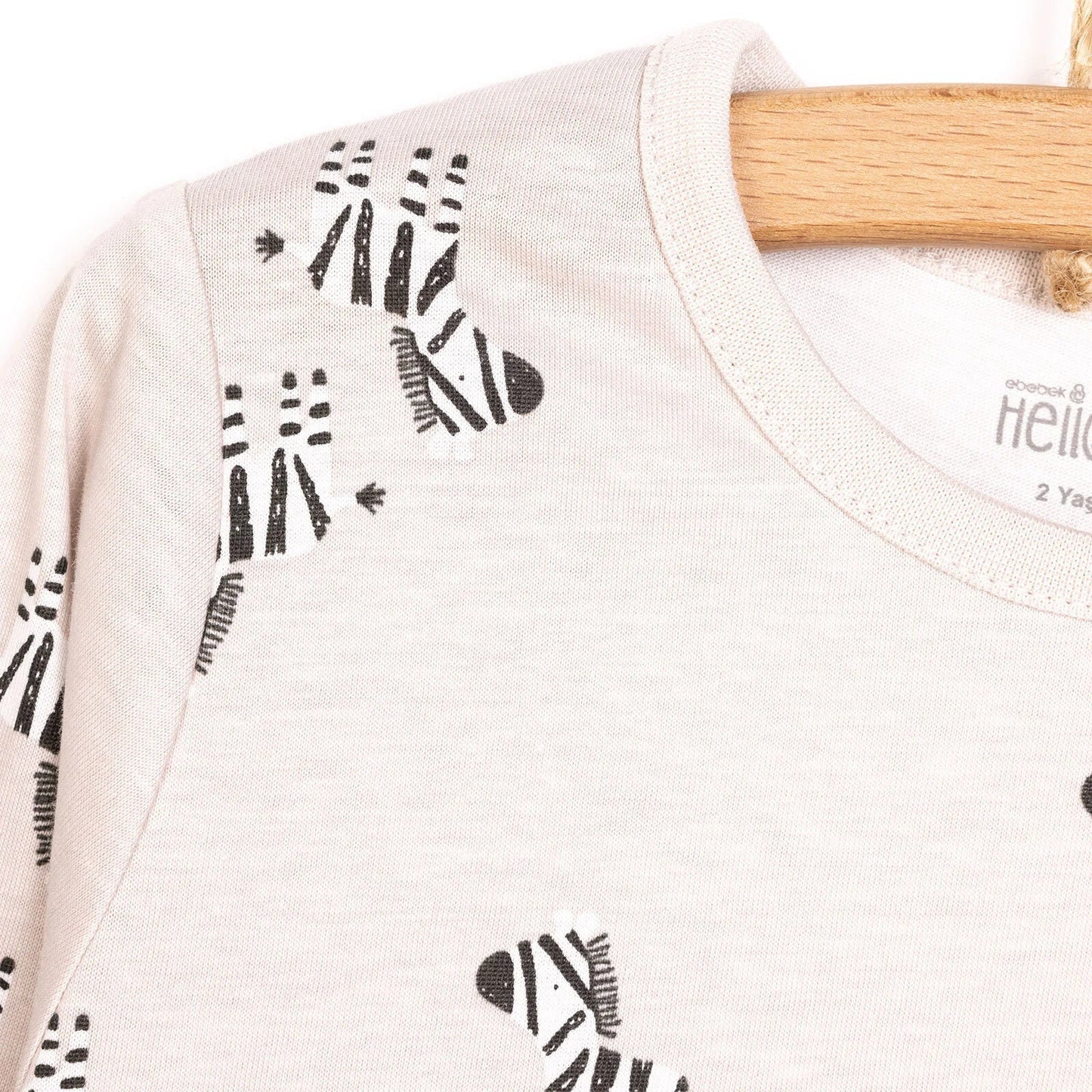 HelloBaby Baby Boy Long Sleeve Pyjamas Set - Beige - mezetto