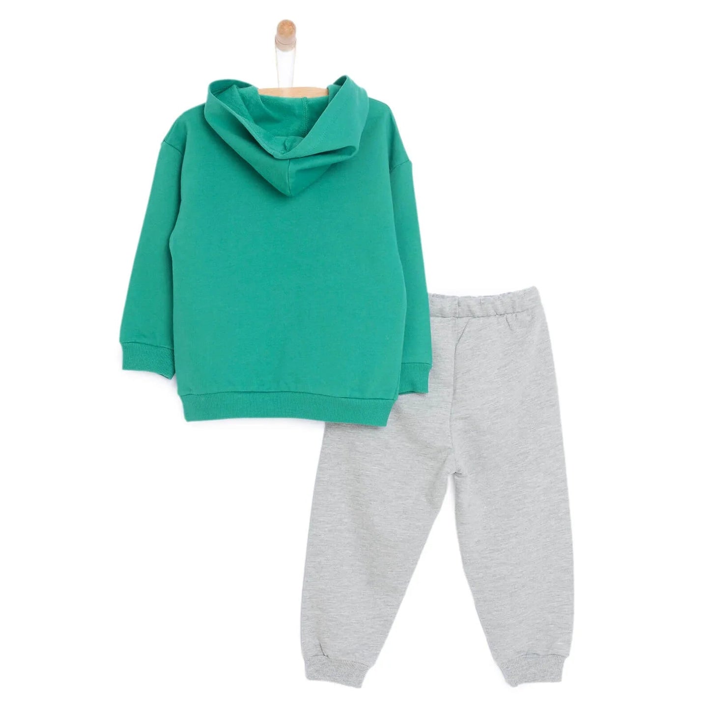 HelloBaby Baby Boy Motto Joggers - Green - mezetto