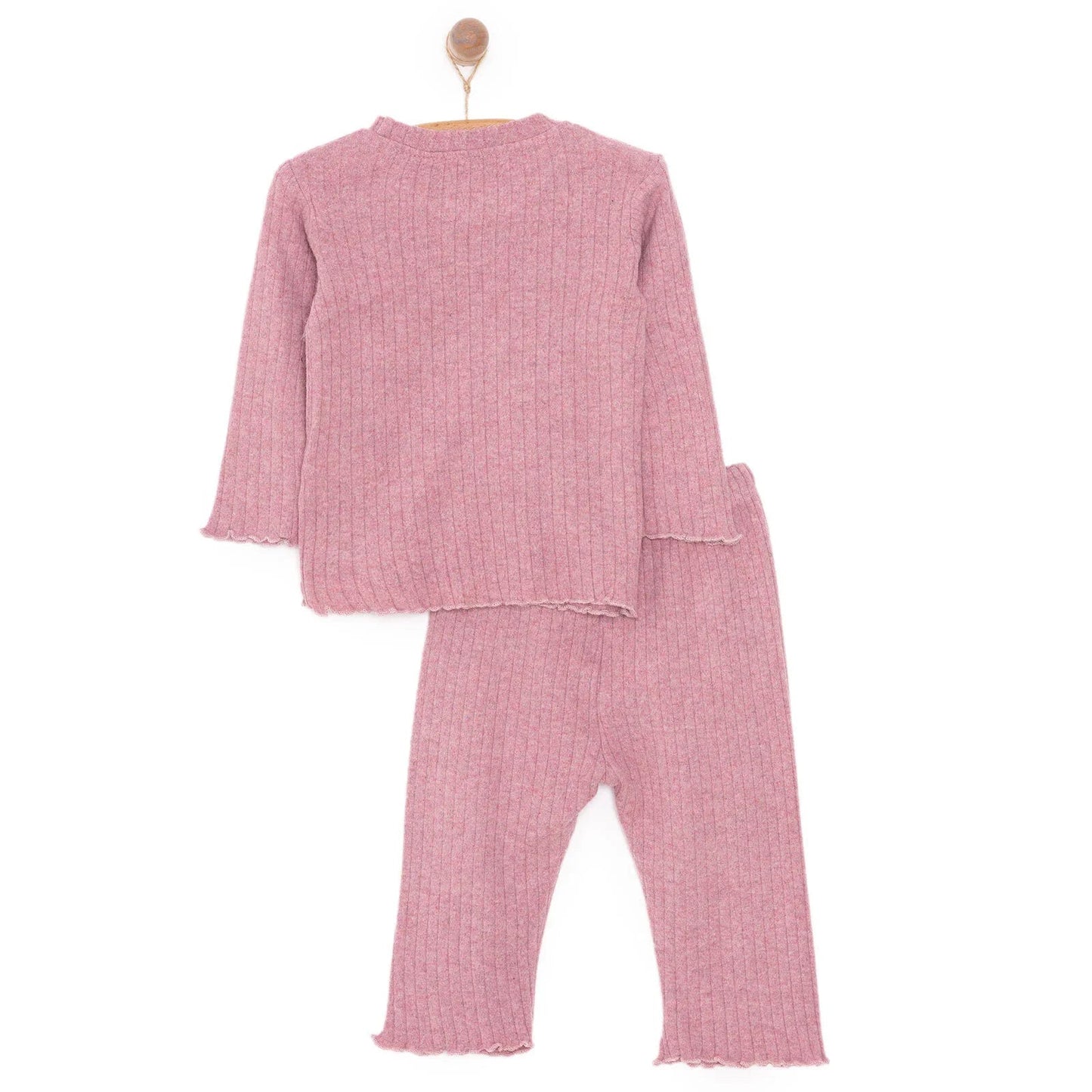 HelloBaby Baby Girl Long Sleeve Pyjamas Set - Light Pink - mezetto