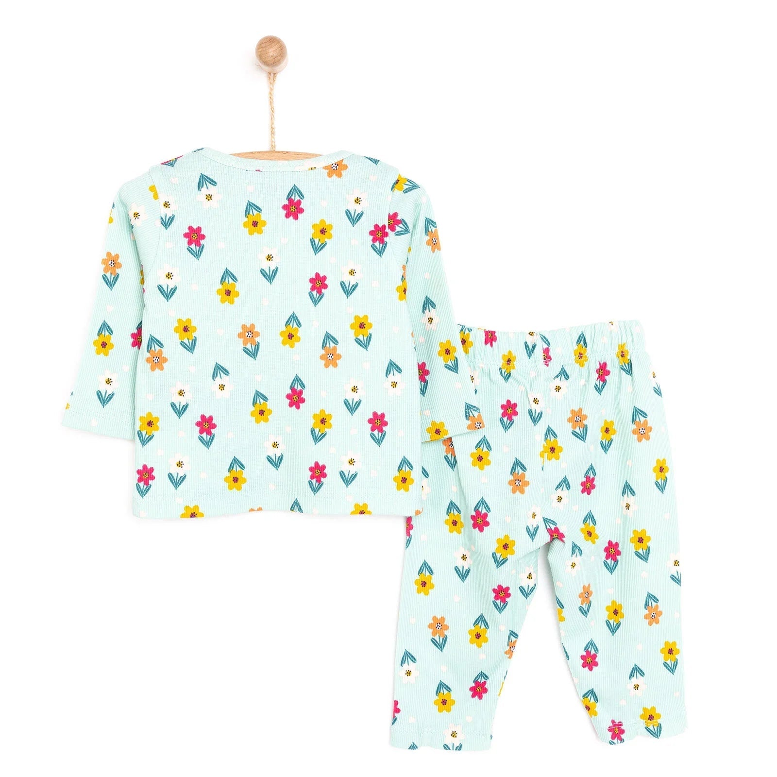 HelloBaby Baby Girl Long Sleeve Pyjamas Set - Multicolour - mezetto