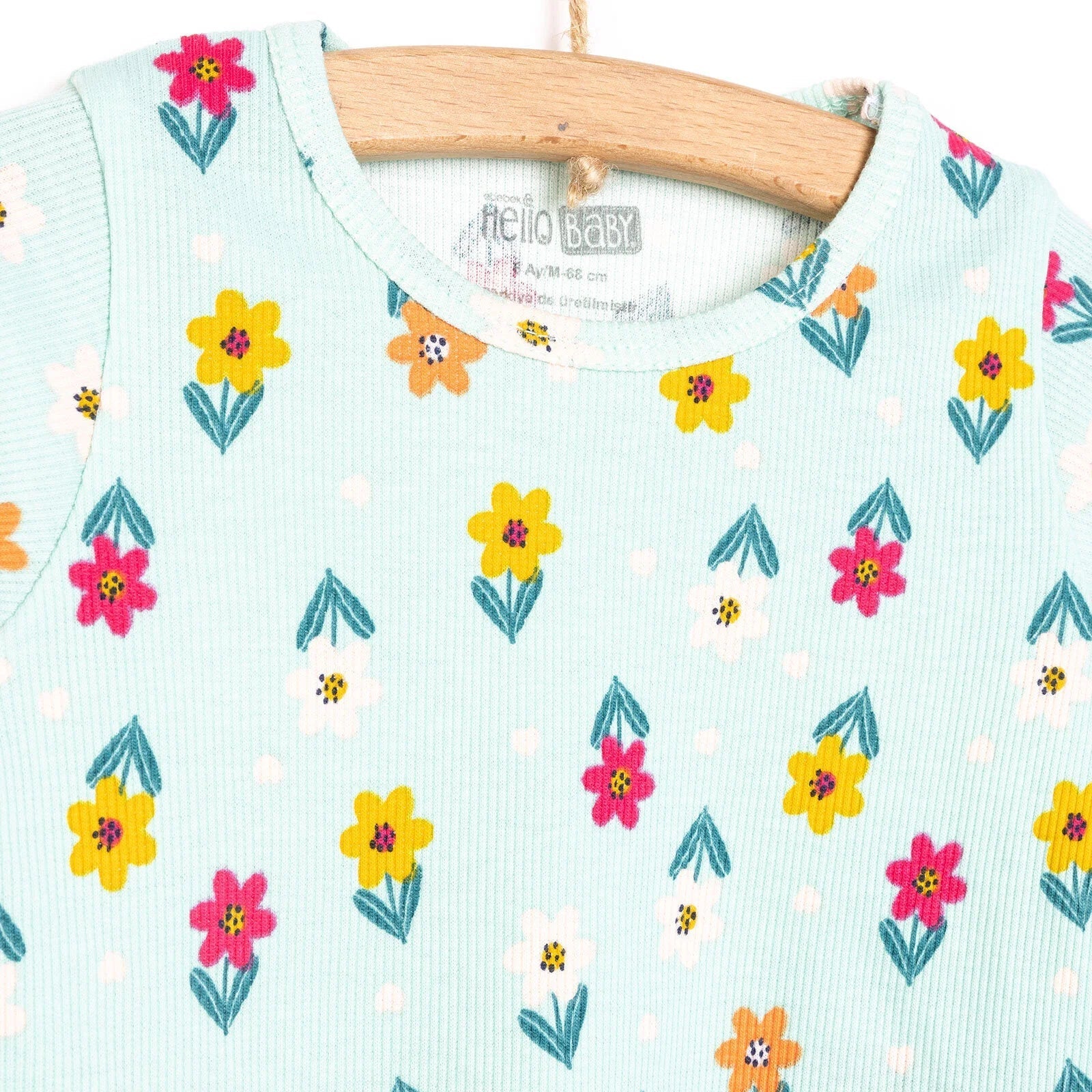 HelloBaby Baby Girl Long Sleeve Pyjamas Set - Multicolour - mezetto