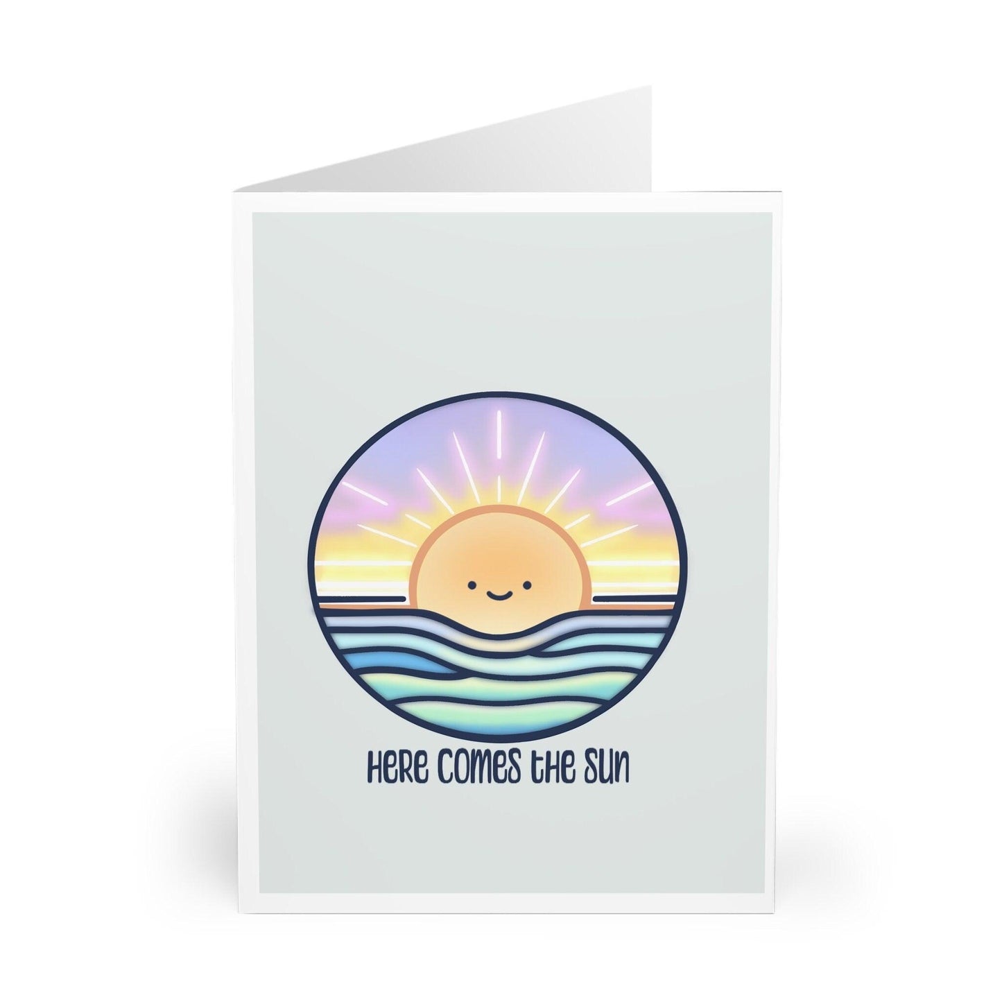 Here Comes the Sun Card – Joyful Greeting - mezetto KEOLIX KEOLIX