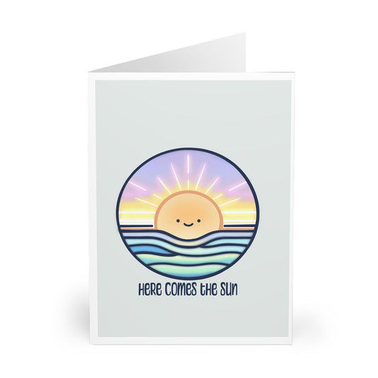 Here Comes the Sun Card – Joyful Greeting - mezetto KEOLIX KEOLIX