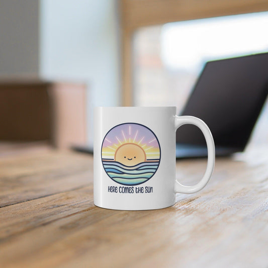 Here Comes the Sun Mug – Cheerful Ceramic Coffee Cup - mezetto KEOLIX KEOLIX
