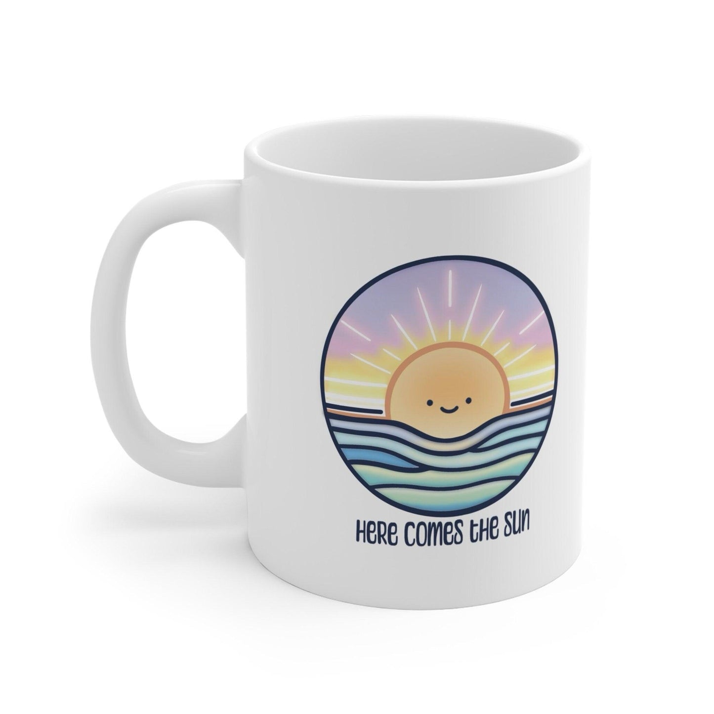 Here Comes the Sun Mug – Cheerful Ceramic Coffee Cup - mezetto KEOLIX KEOLIX
