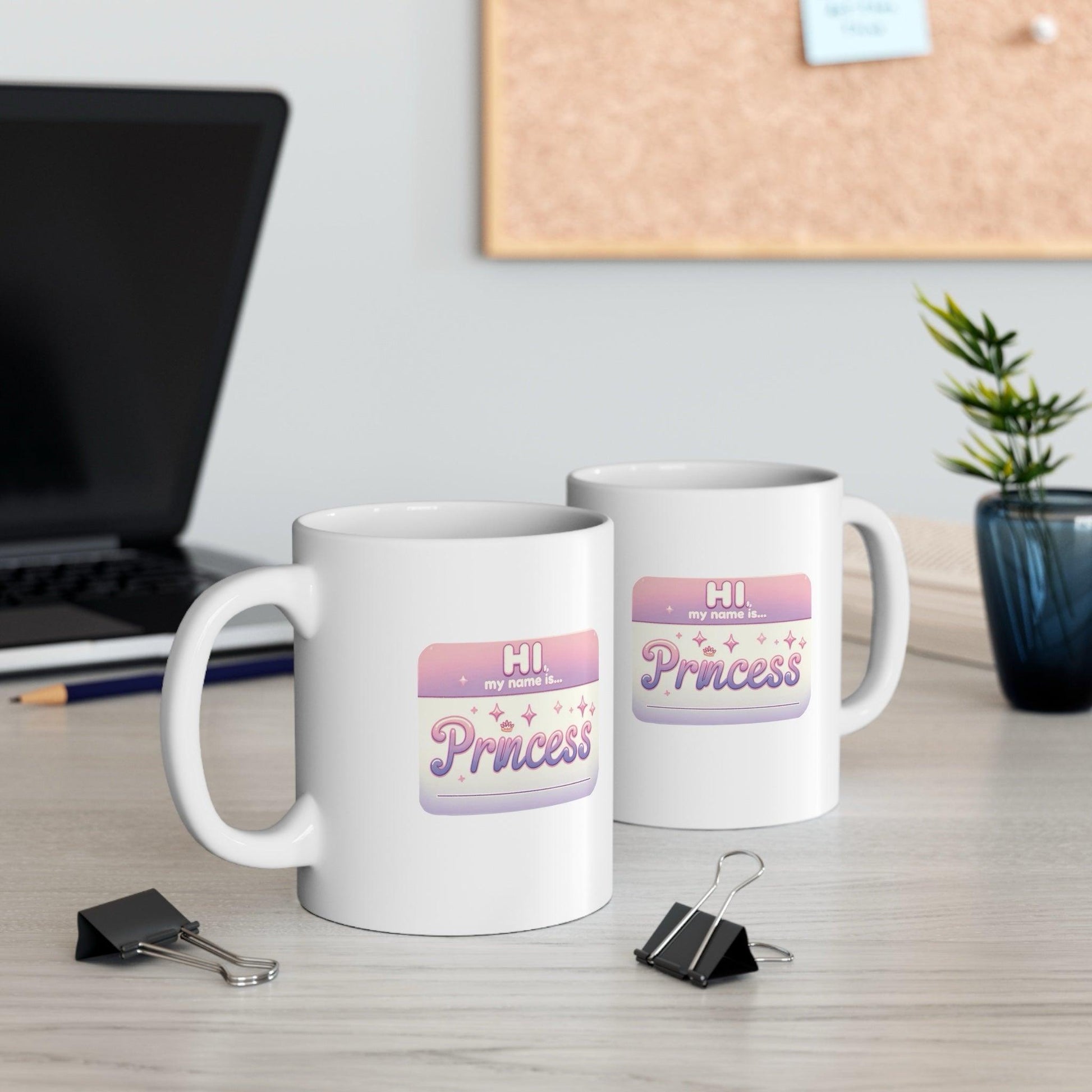 Hi, My Name Is Princess – Ceramic Mug (11 oz) - mezetto KEOLIX KEOLIX