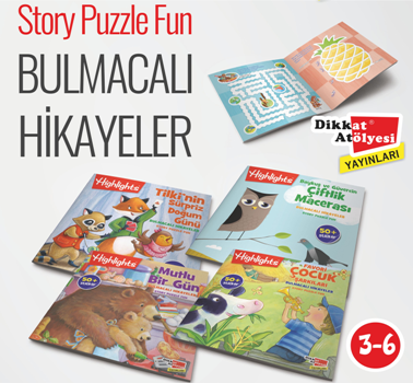 Öne Çıkanlar Çıkartma Bulmacalı Hikayeler 4'lü Set