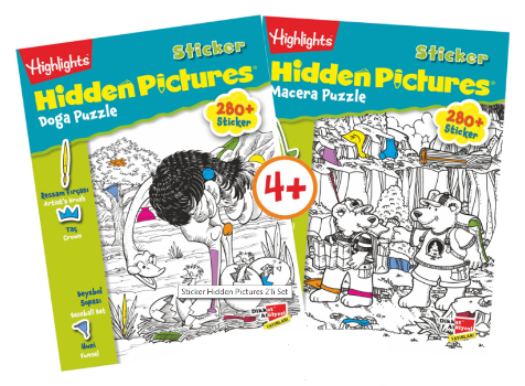Highlights Sticker Gizli Resimler 2'li Set