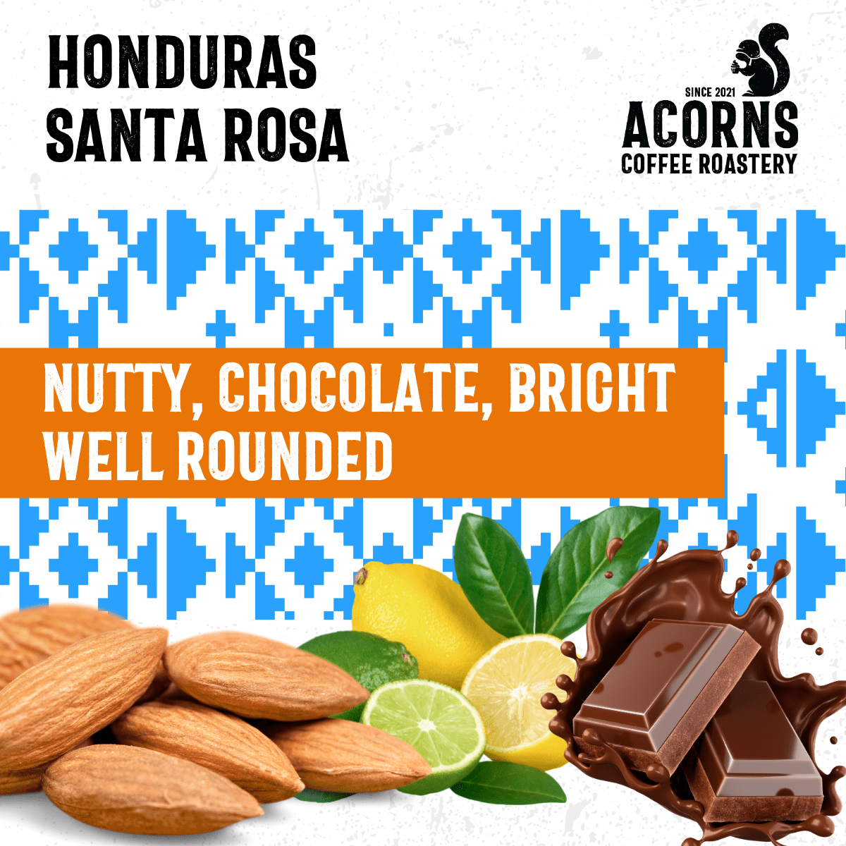 Honduras Santa Rosa Medium Roast - mezetto Acorns Coffee & Cake Acorns Coffee & Cake