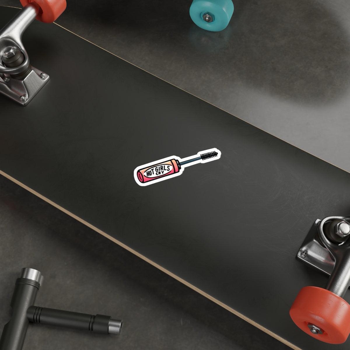 Hot Girls Cry Mascara Sticker – Bold & Empowering Design - mezetto KEOLIX KEOLIX