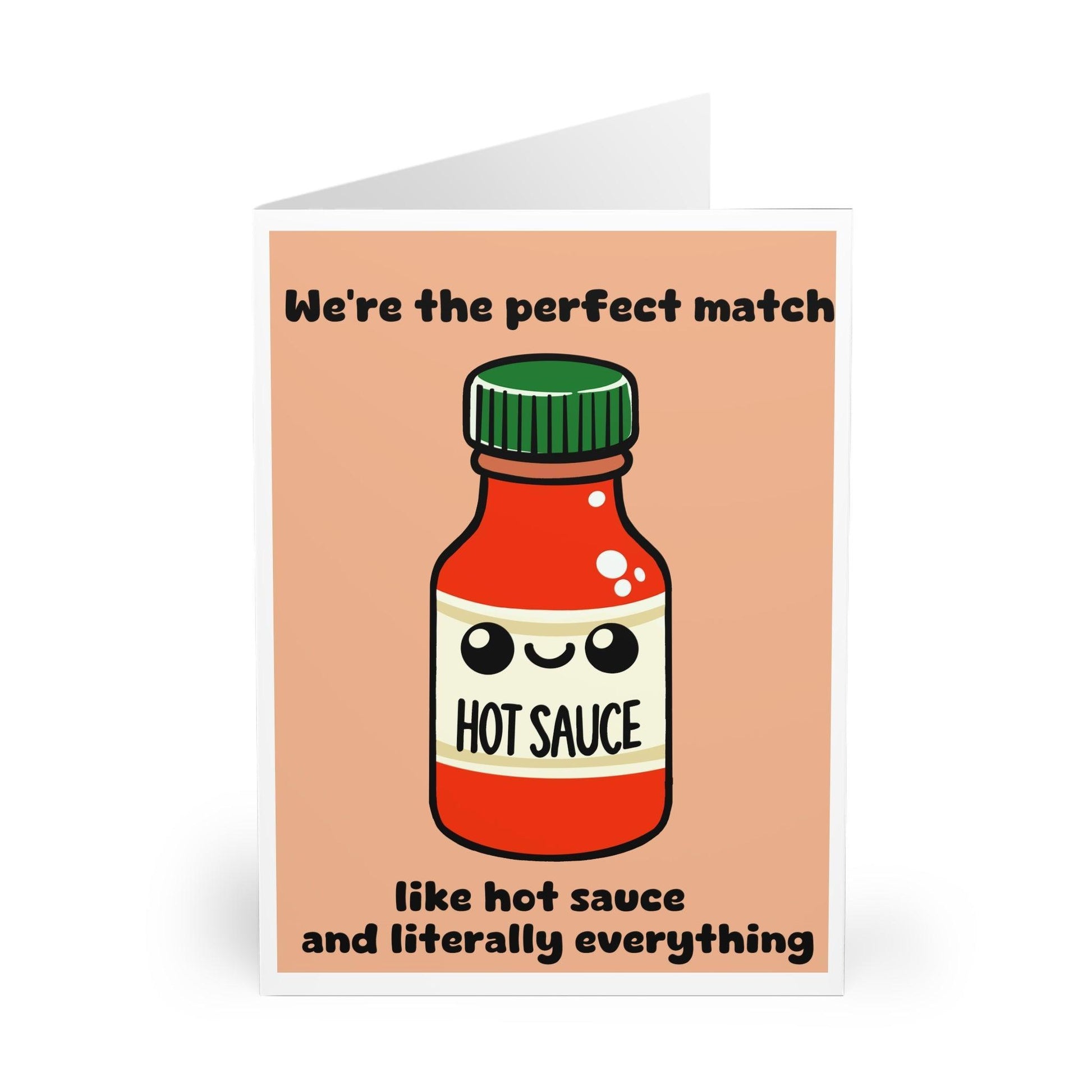 Hot Sauce Love Card – Funny Spicy Couple Greeting Card - mezetto KEOLIX KEOLIX