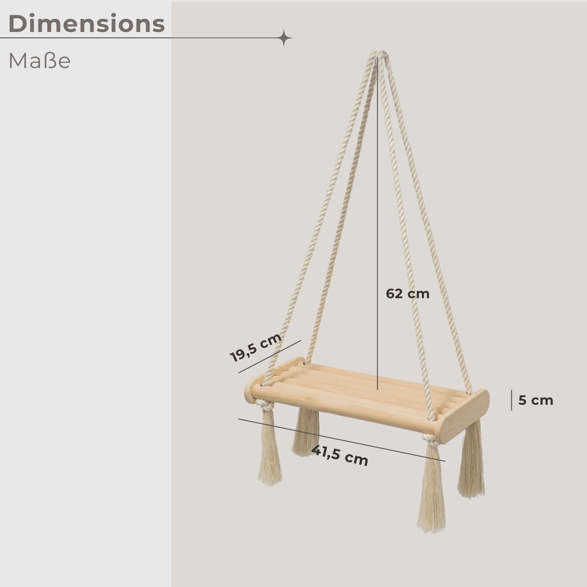 MAMOI® Wooden wall shelf Boho Hanging shelf Hand-woven macramé Floating shelf Wall decor Plant stand for kitchen Bedroom Living room-1