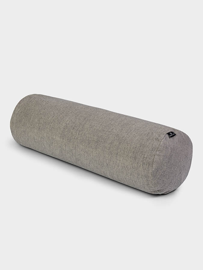Yoga Studio Organic Buckwheat Two Toned Meditation Bolster Cushion