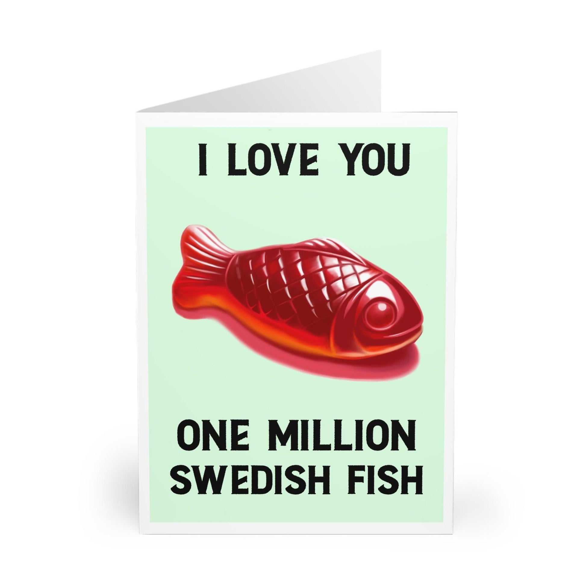I Love You one million Swedish Fish Card - mezetto KEOLIX KEOLIX