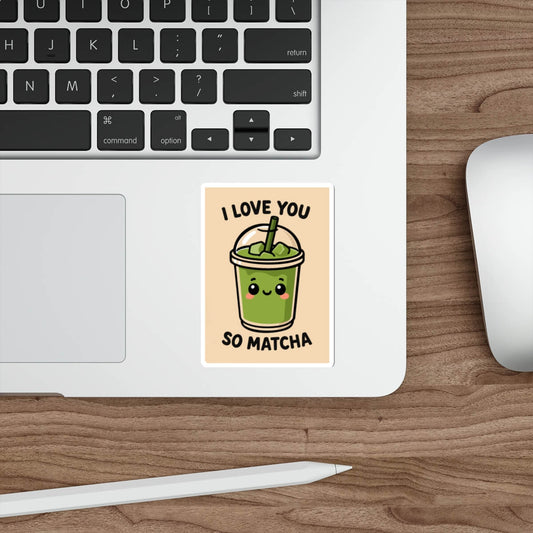 I Love You So Matcha Sticker - mezetto KEOLIX KEOLIX