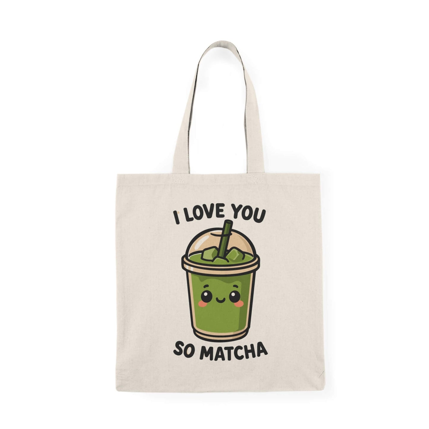 I Love You So Matcha Tote Bag - mezetto KEOLIX KEOLIX