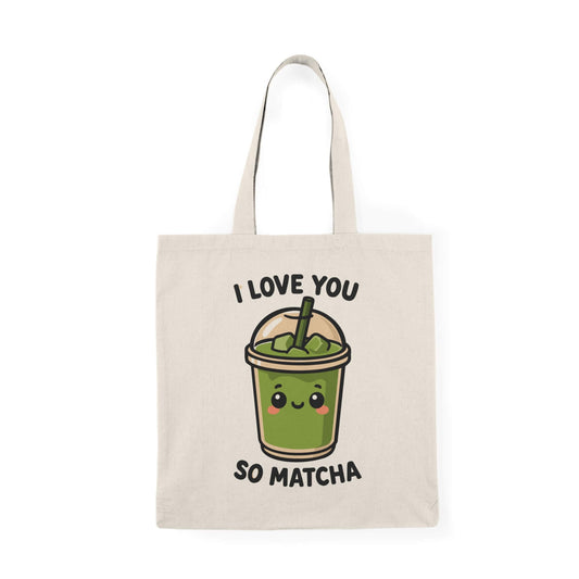 I Love You So Matcha Tote Bag - mezetto KEOLIX KEOLIX