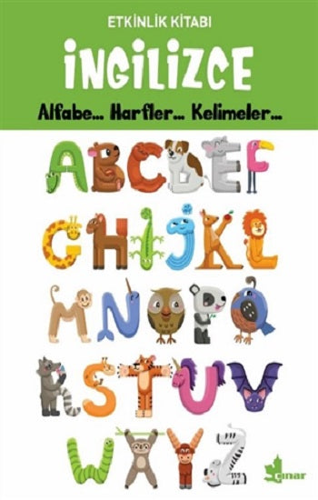 İngilizce Alfabe - Harfler - Kelimeler - Etkinlik Kitabı