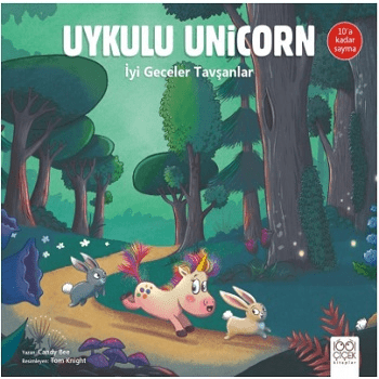 ı Uykulu Unicorn İyi Geceler Tavşanlar – 10’a kadar sayma - 1001 Çiçek Kitaplar Kitap