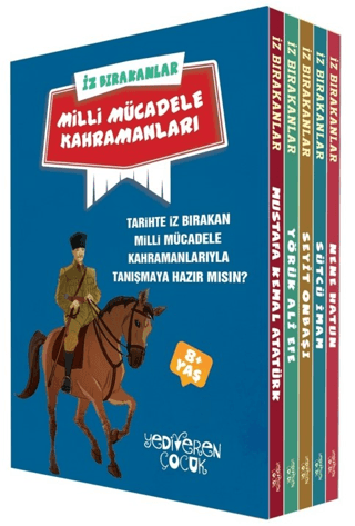 İz Bırakanlar - Milli Mücadele Kahramanları Seti - 5 Kitap Takım