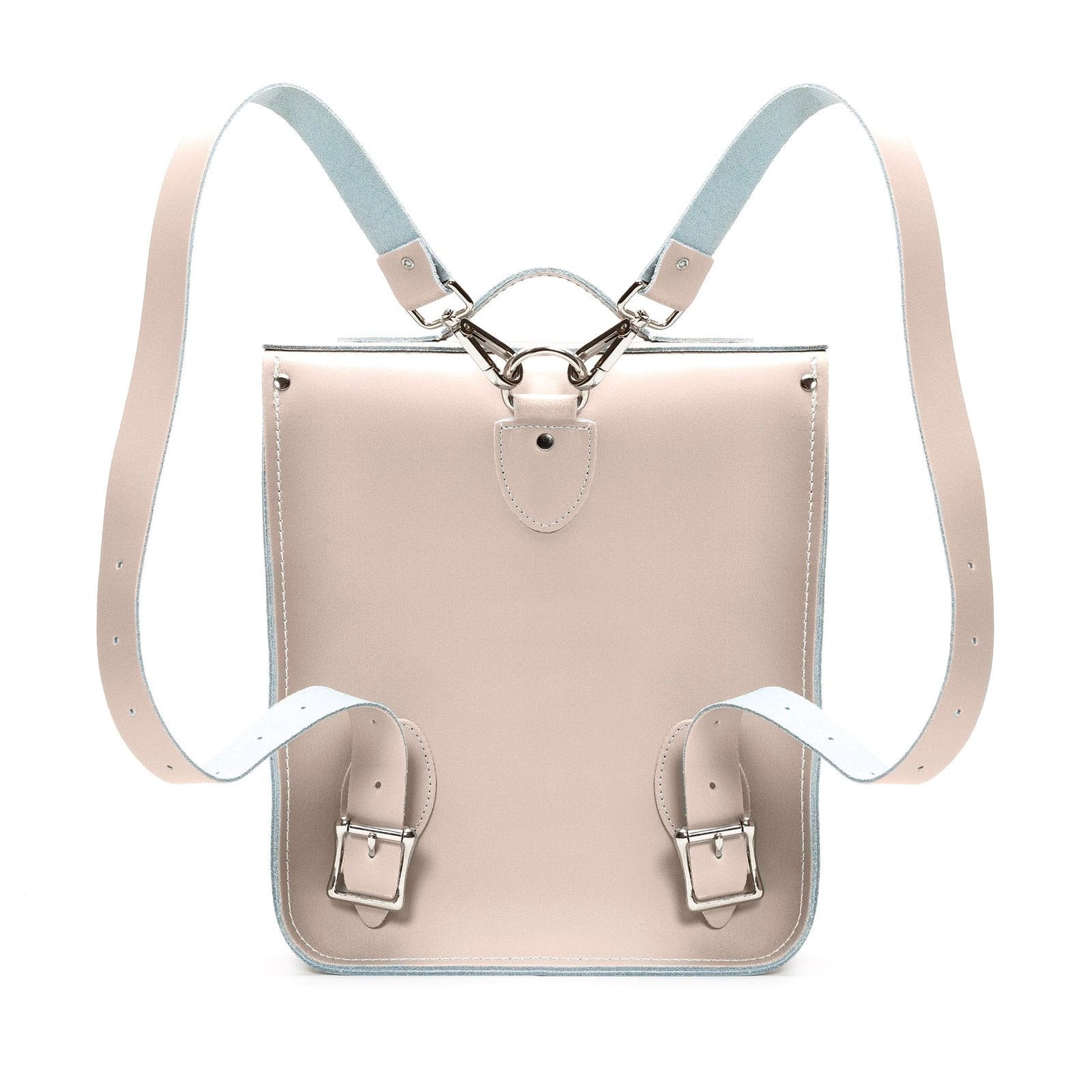 Handmade Leather City Backpack - Iced Coffee-3