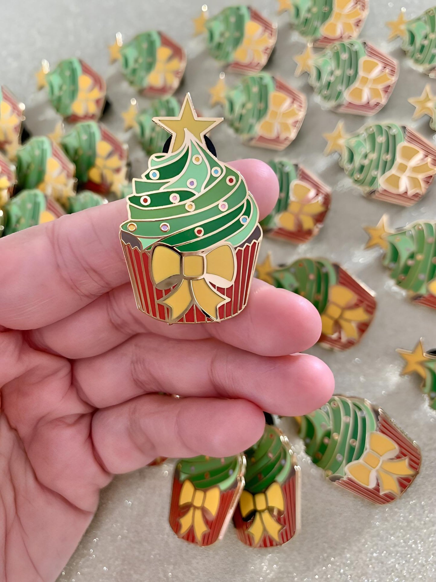Christmas Tree Cupcake