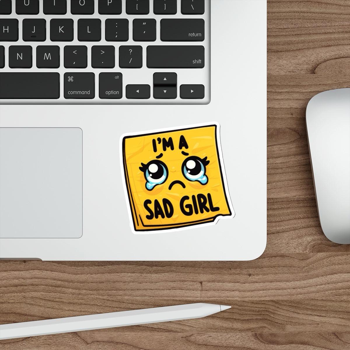 I'm a Sad Girl Sticker – Vulnerable & Aesthetic Vinyl Decal - mezetto KEOLIX KEOLIX