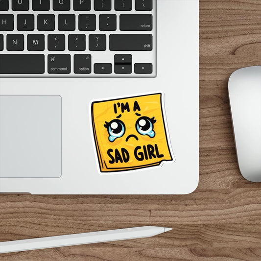 I'm a Sad Girl Sticker – Vulnerable & Aesthetic Vinyl Decal - mezetto KEOLIX KEOLIX