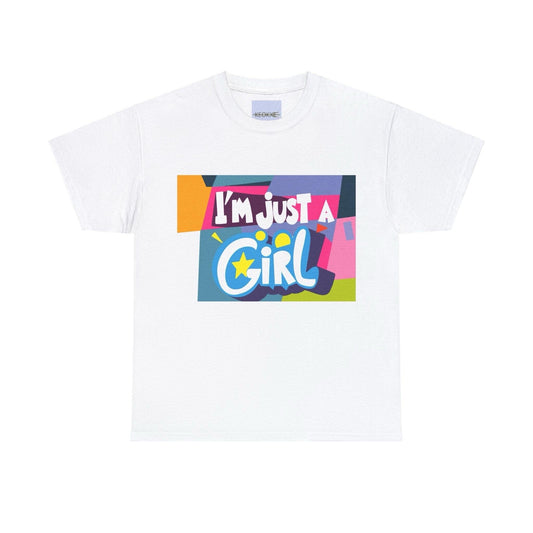 I'm Just a Girl T-Shirt | Whimsical Feminine Art Tee - mezetto KEOLIX KEOLIX