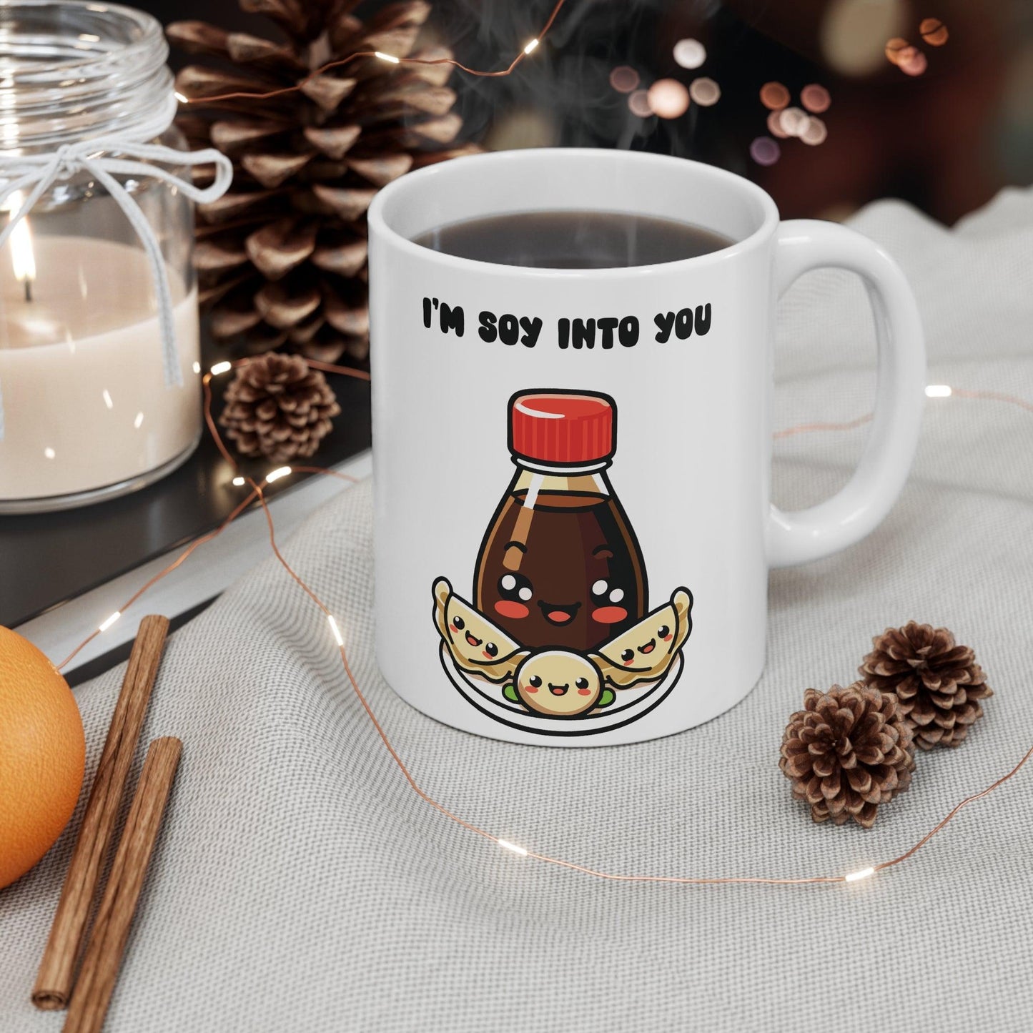 I’m Soy Into You Mug | Soy Sauce & Gyoza 11 oz - mezetto KEOLIX KEOLIX