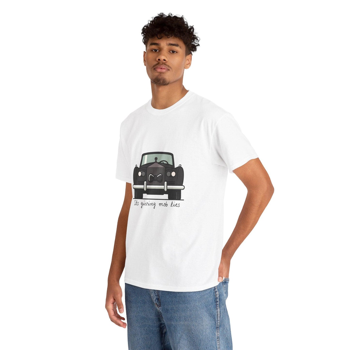 It’s Giving Mob Ties T-Shirt – Rolls Royce Luxury Graphic Tee - mezetto KEOLIX KEOLIX