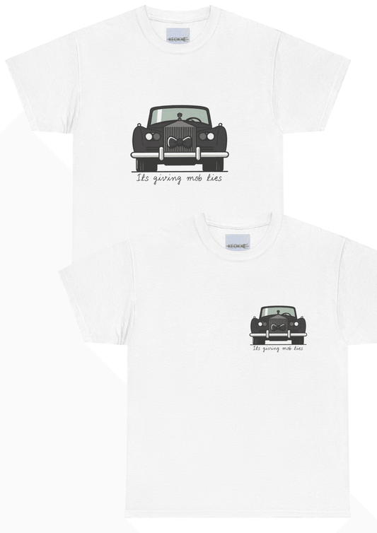 It’s Giving Mob Ties T-Shirt – Rolls Royce Luxury Graphic Tee - mezetto KEOLIX KEOLIX