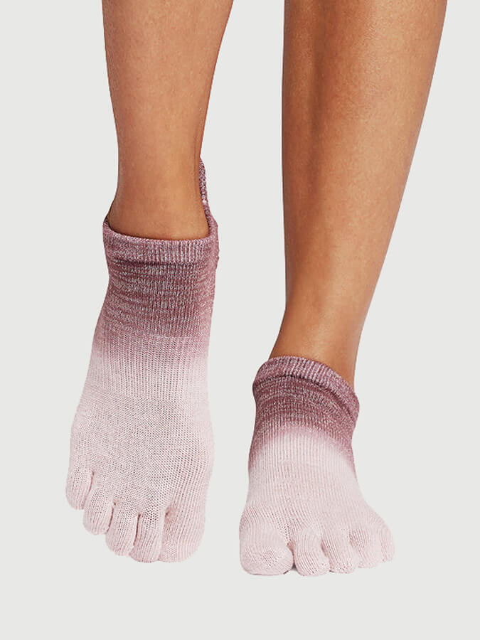 ToeSox Low Rise Full Toe Women's Yoga Grip Socks