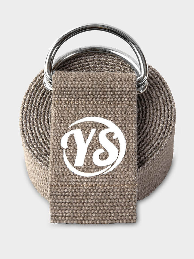 Yoga Studio GOTS Organic Cotton D-Ring 2.5m Yoga Belt Strap
