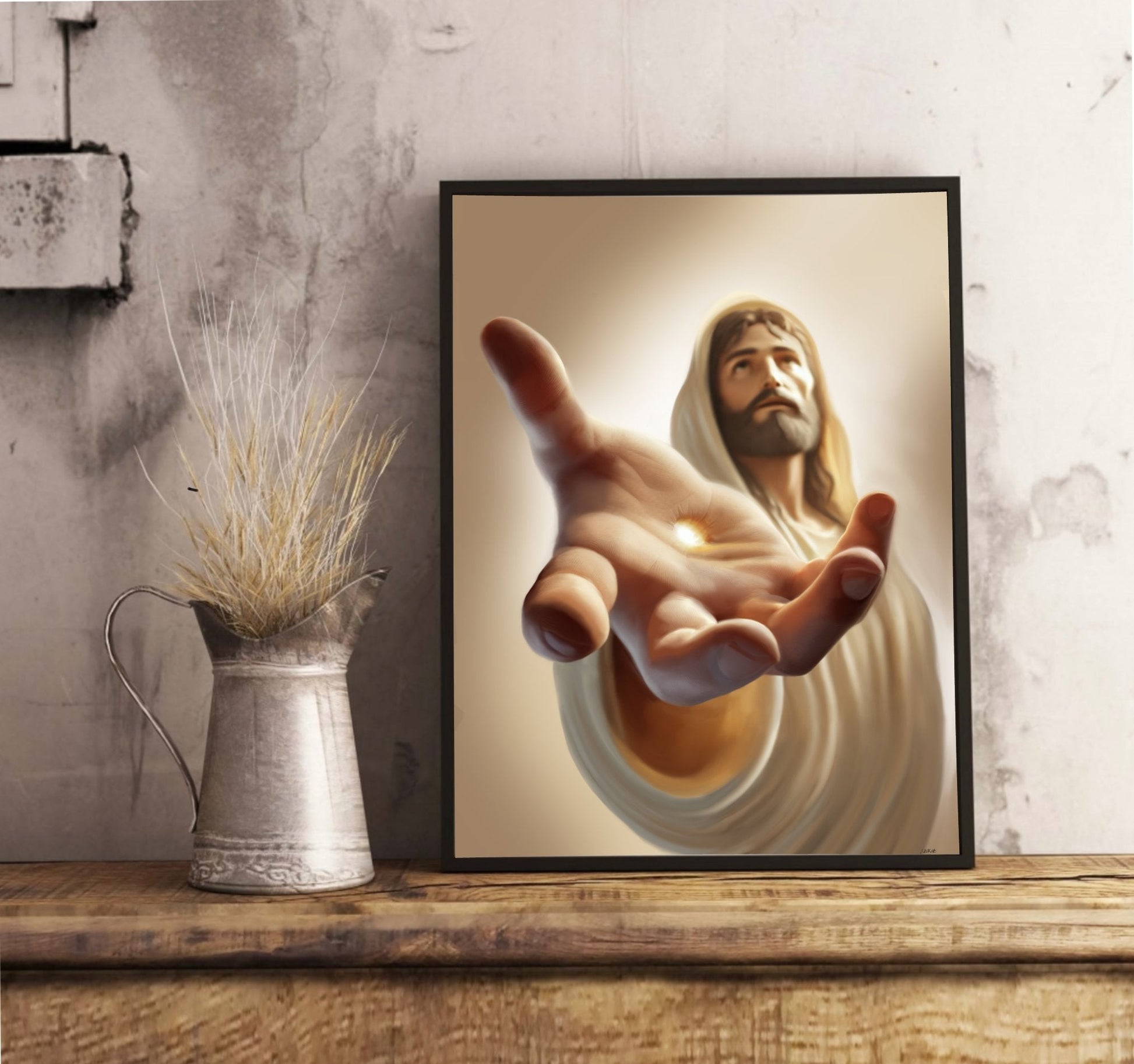 Jesus Christ of Nazareth Art Print | Christian Wall Decor - mezetto KEOLIX KEOLIX